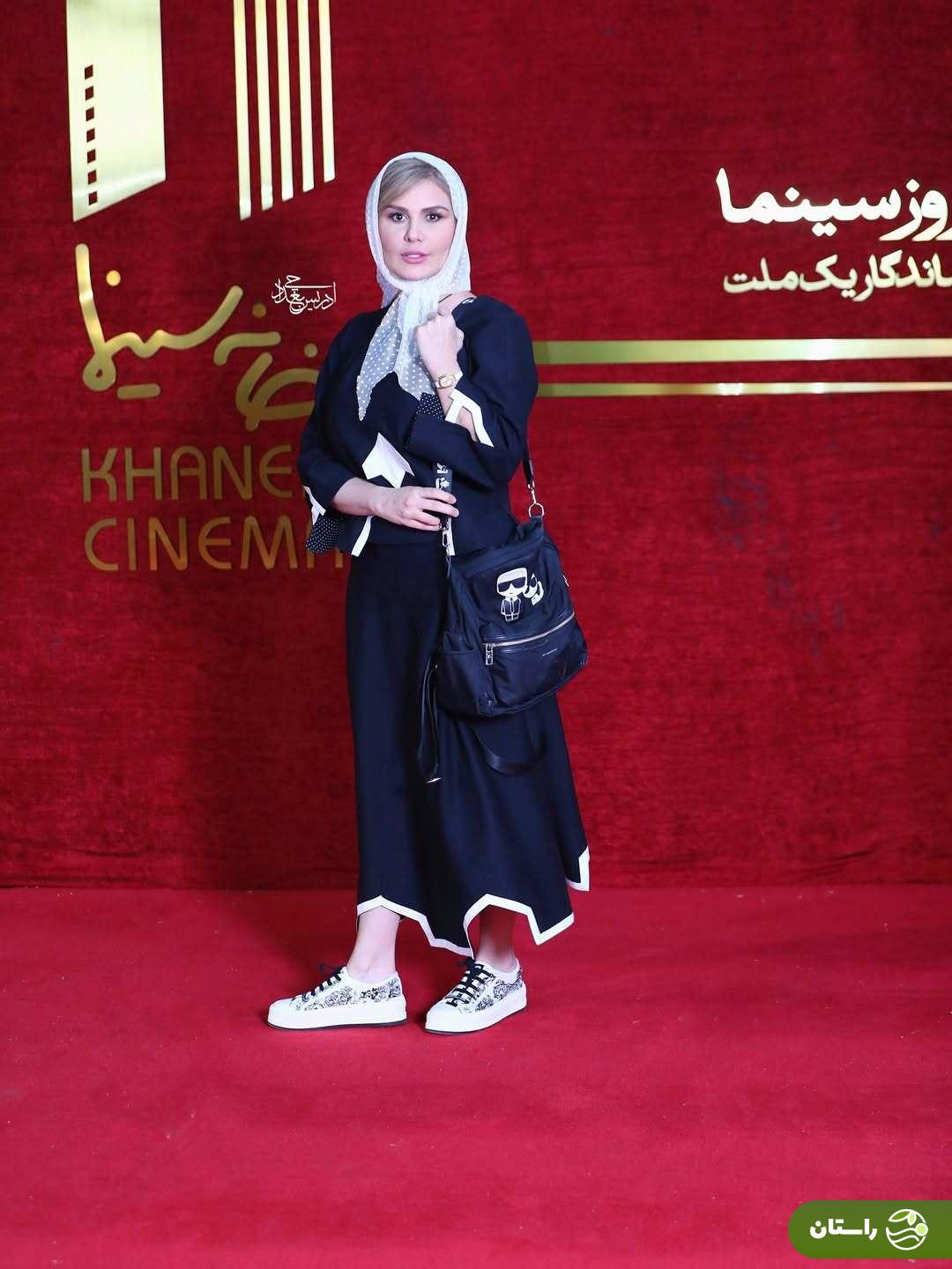 (تصاویر) استایل رز رضوی در مراسم روز ملی سینما