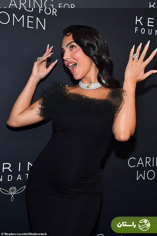 (عکس) جورجینا رودریگز باز هم جواهراتش را به رخ بقیه کشید!