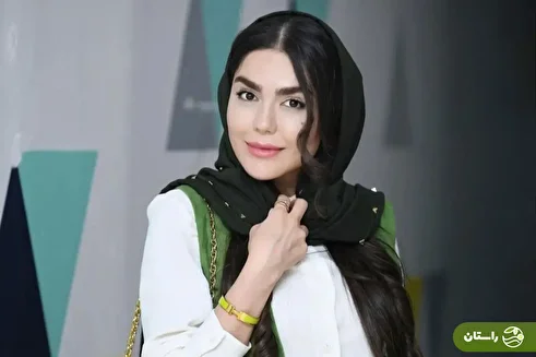 (عکس) آزاده زارعی، باران سریال «آوای باران» در کنار پرواز همای