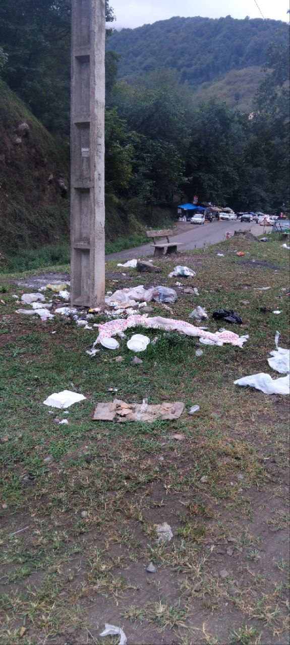 تصاویر تلخ از چهره شهر‌های شمالی بعد از تعطیلات اخیر