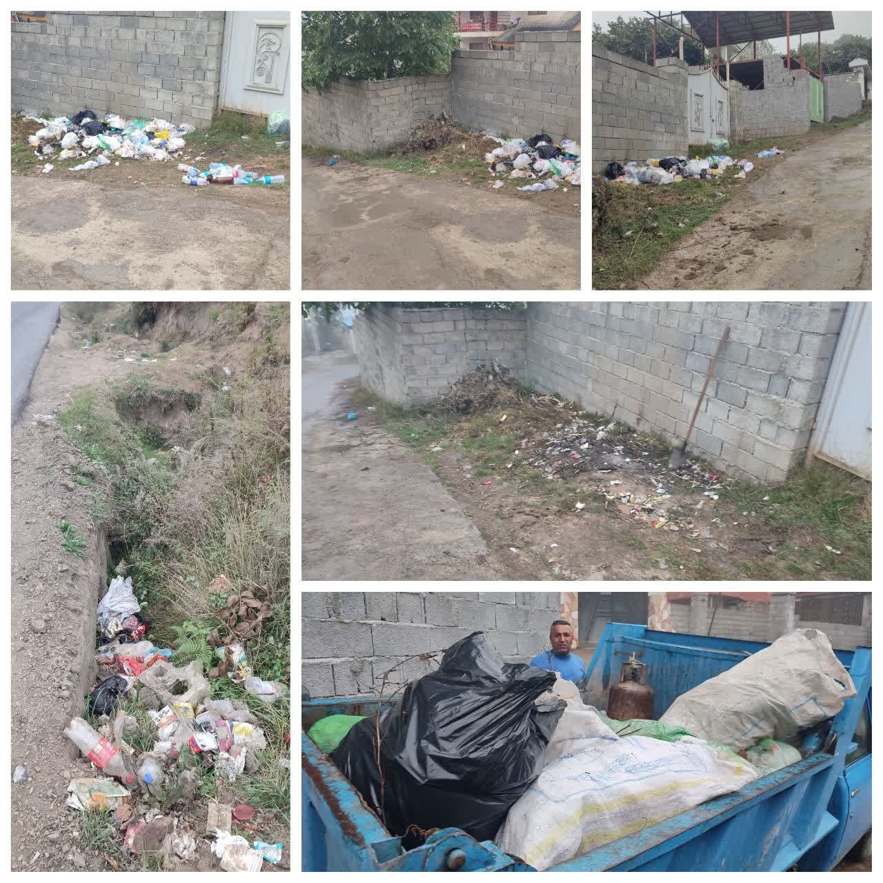 تصاویر تلخ از چهره شهر‌های شمالی بعد از تعطیلات اخیر