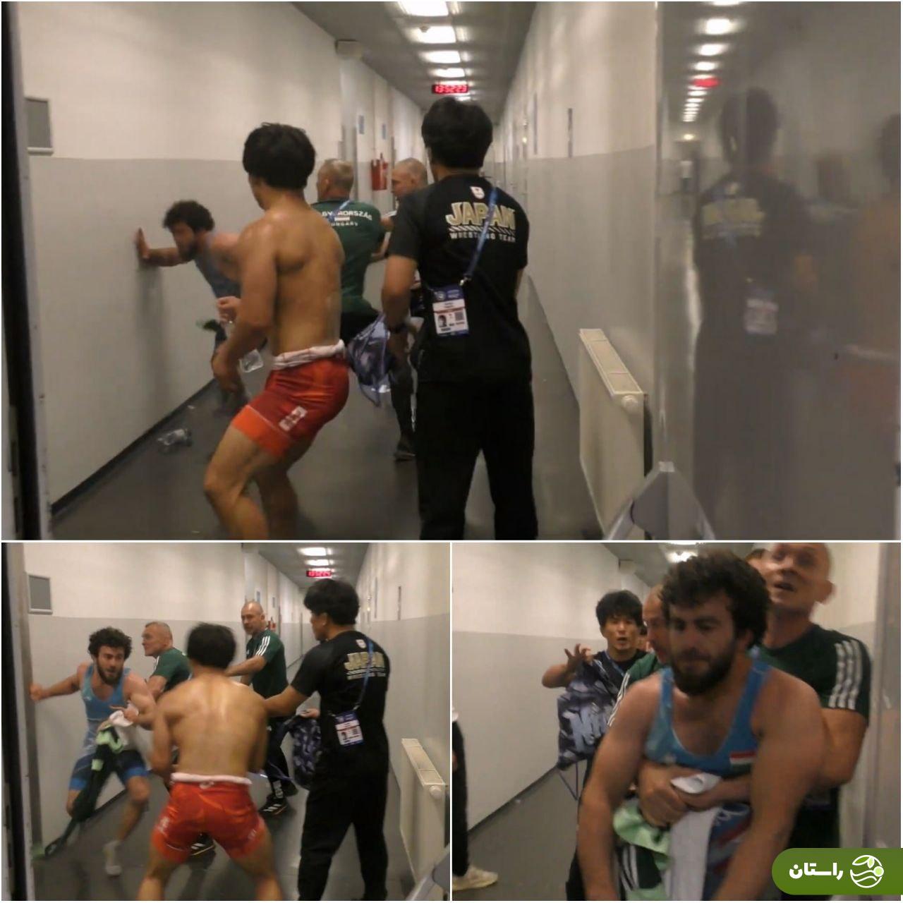 ماجرای عجیب کتککاری قهرمانان کشتی جهان روی تشک و داخل تونل! + تصاویر ماجرای عجیب کتککاری قهرمانان کشتی جهان روی تشک و داخل تونل! + تصاویر