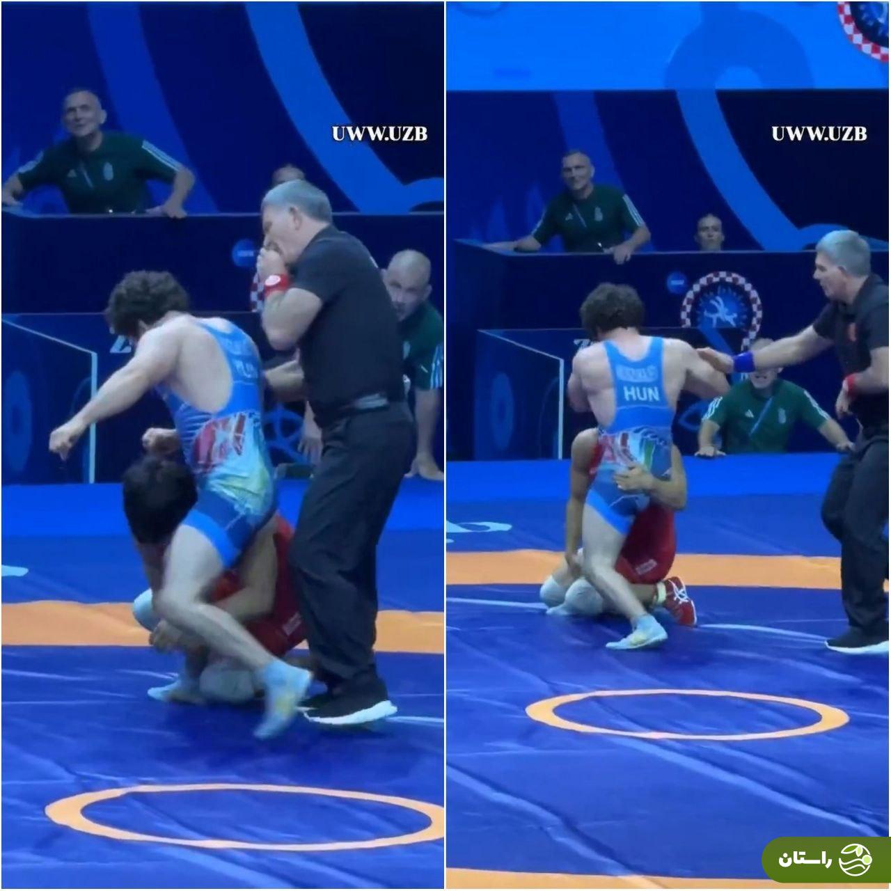 ماجرای عجیب کتککاری قهرمانان کشتی جهان روی تشک و داخل تونل! + تصاویر ماجرای عجیب کتککاری قهرمانان کشتی جهان روی تشک و داخل تونل! + تصاویر