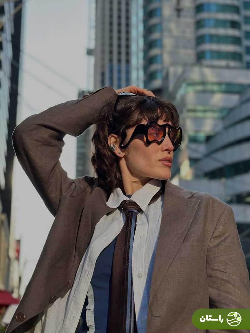 فرشته حسینی مدل برند عینک فنلاندی شد فرشته حسینی مدل برند عینک فنلاندی شد