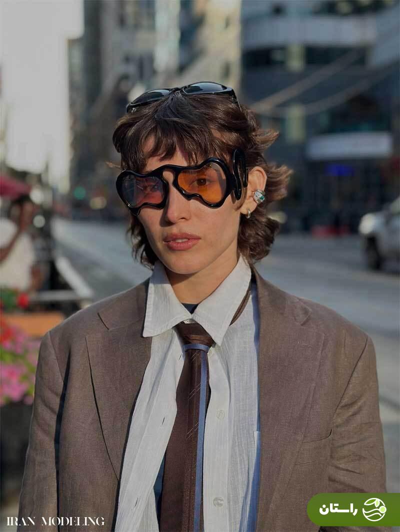 فرشته حسینی مدل برند عینک فنلاندی شد فرشته حسینی مدل برند عینک فنلاندی شد