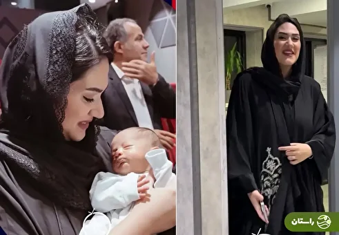 اولین تصاویر از فرزند رحمان عموزاد؛ واکنش همسر رحمان بعد از کسب مدال طلا