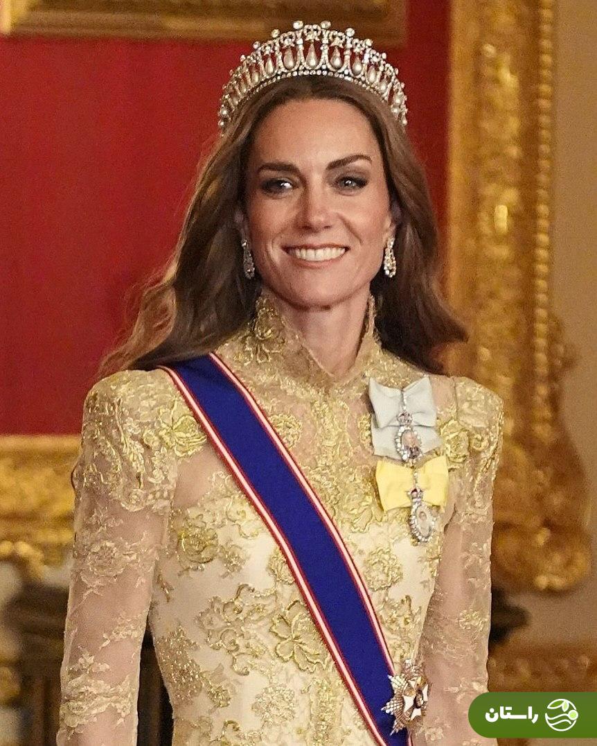 (تصاویر) ظاهر کیت میدلتون در ضیافت سلطنتی پذیرایی از دونالد ترامپ خبرساز شد (تصاویر) ظاهر کیت میدلتون در ضیافت سلطنتی پذیرایی از دونالد ترامپ خبرساز شد