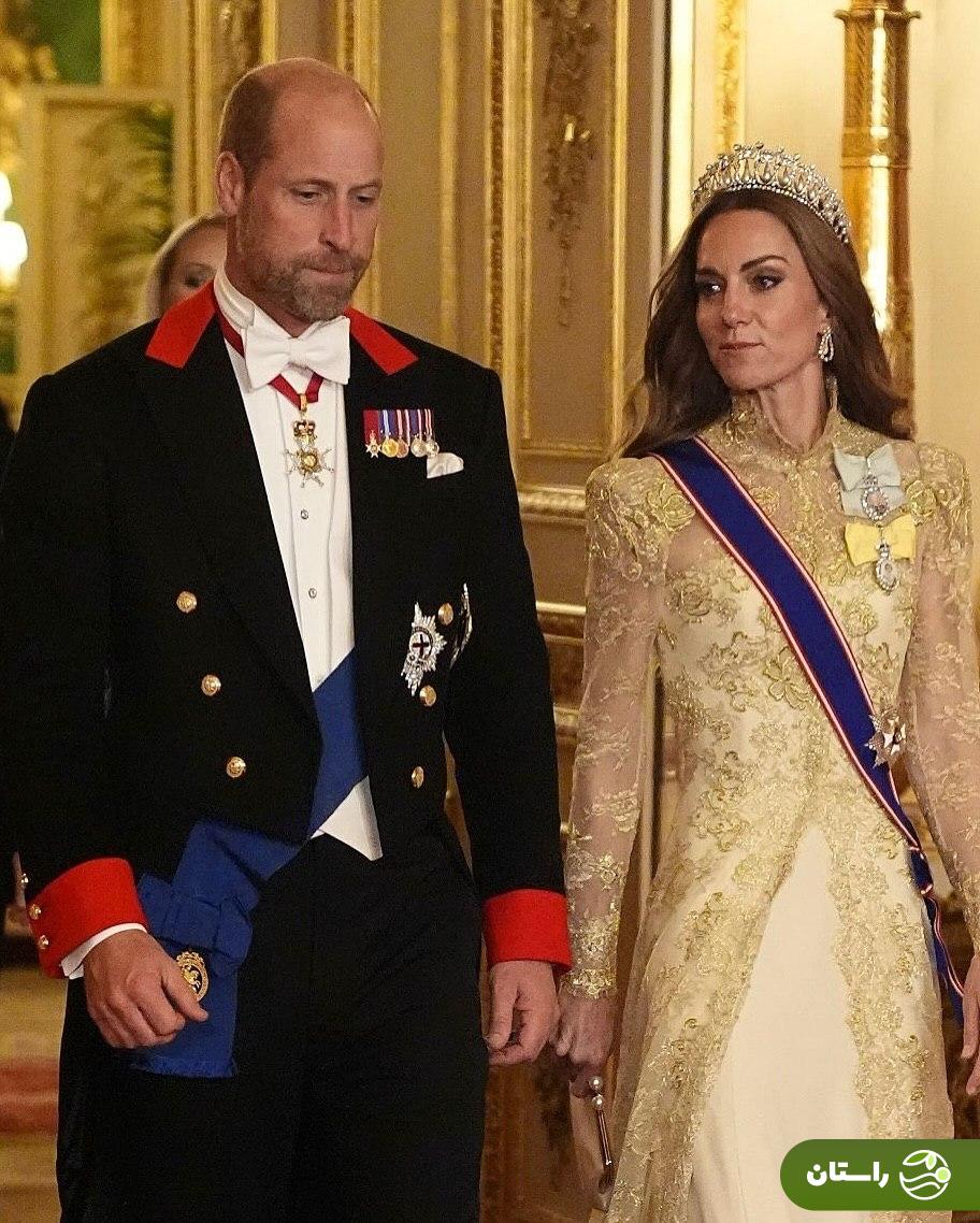 (تصاویر) ظاهر کیت میدلتون در ضیافت سلطنتی پذیرایی از دونالد ترامپ خبرساز شد (تصاویر) ظاهر کیت میدلتون در ضیافت سلطنتی پذیرایی از دونالد ترامپ خبرساز شد