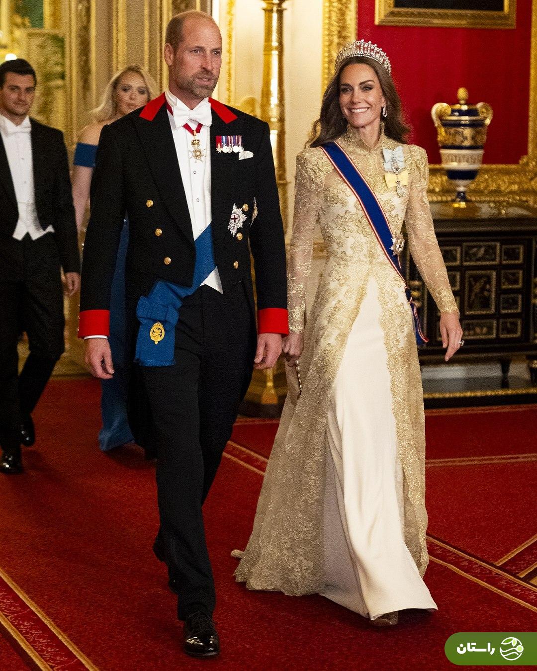 (تصاویر) ظاهر کیت میدلتون در ضیافت سلطنتی پذیرایی از دونالد ترامپ خبرساز شد (تصاویر) ظاهر کیت میدلتون در ضیافت سلطنتی پذیرایی از دونالد ترامپ خبرساز شد