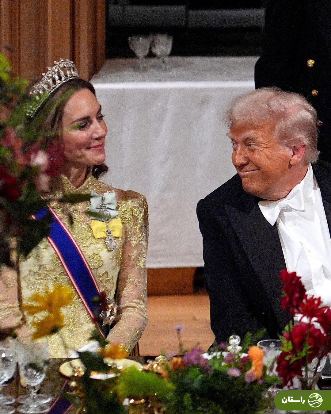 (تصاویر) ظاهر کیت میدلتون در ضیافت سلطنتی پذیرایی از دونالد ترامپ خبرساز شد (تصاویر) ظاهر کیت میدلتون در ضیافت سلطنتی پذیرایی از دونالد ترامپ خبرساز شد