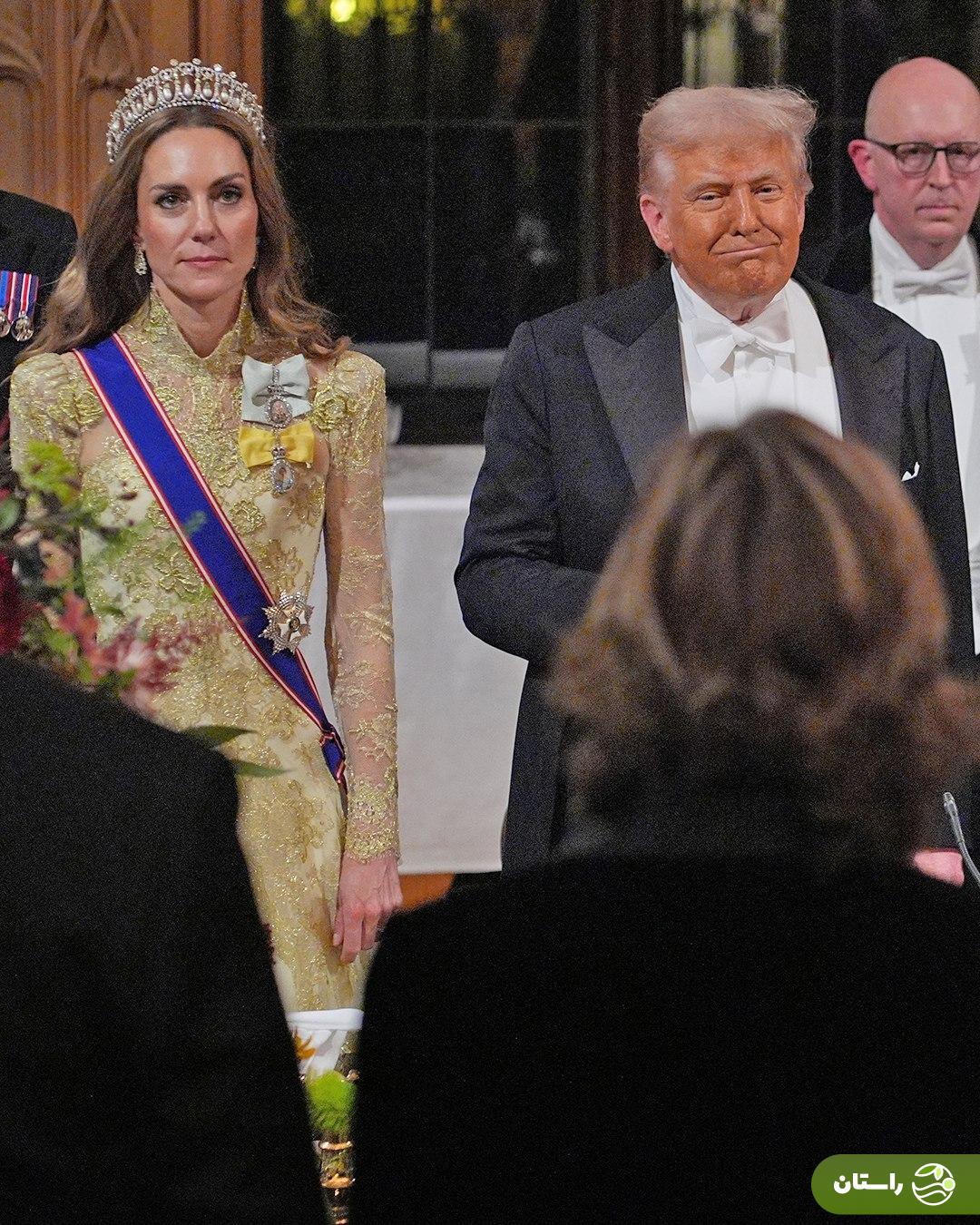 (تصاویر) ظاهر کیت میدلتون در ضیافت سلطنتی پذیرایی از دونالد ترامپ خبرساز شد (تصاویر) ظاهر کیت میدلتون در ضیافت سلطنتی پذیرایی از دونالد ترامپ خبرساز شد