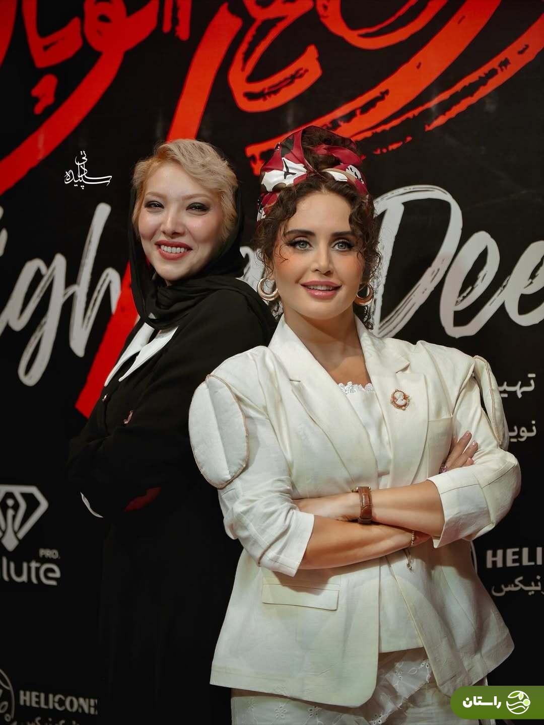 (تصاویر) استایل و ژست‌های الناز شاکردوست در اکران «گوزن‌های اتوبان»