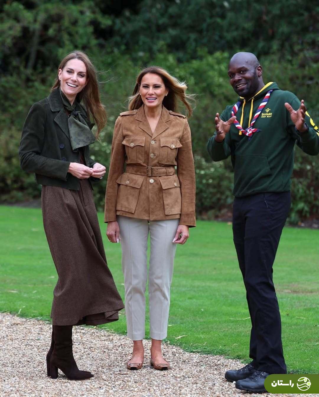 (تصاویر) دیدار و گفت و گوی کیت میدلتون و ملانیا ترامپ در باغهای فراگمور (تصاویر) دیدار و گفت و گوی کیت میدلتون و ملانیا ترامپ در باغهای فراگمور