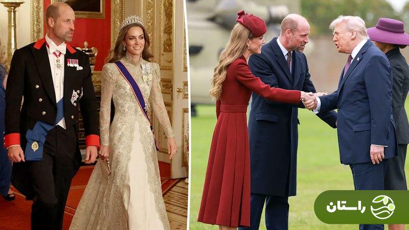 (عکس) تصاویری که از دونالد ترامپ و کیت میدلتون وایرال شد/ ترامپ به کیت میدلتون گفت: «زیبا» و «درخشنده»! (عکس) تصاویری که از دونالد ترامپ و کیت میدلتون وایرال شد/ ترامپ به کیت میدلتون گفت: «زیبا» و «درخشنده»!
