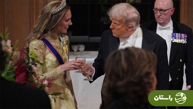 (عکس) تصاویری که از دونالد ترامپ و کیت میدلتون وایرال شد/ ترامپ به کیت میدلتون گفت: «زیبا» و «درخشنده»! (عکس) تصاویری که از دونالد ترامپ و کیت میدلتون وایرال شد/ ترامپ به کیت میدلتون گفت: «زیبا» و «درخشنده»!