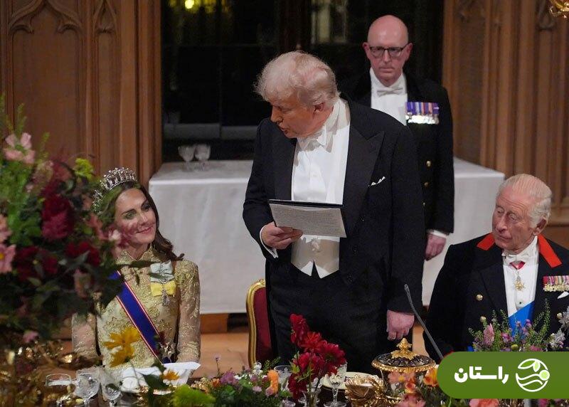 (عکس) تصاویری که از دونالد ترامپ و کیت میدلتون وایرال شد/ ترامپ به کیت میدلتون گفت: «زیبا» و «درخشنده»! (عکس) تصاویری که از دونالد ترامپ و کیت میدلتون وایرال شد/ ترامپ به کیت میدلتون گفت: «زیبا» و «درخشنده»!