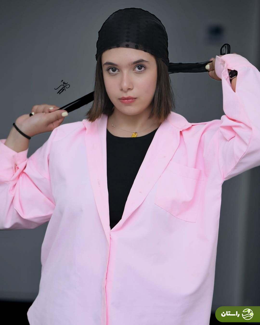 تصاویر | ژست‌های نفس بازغی در پشت صحنه نمایش صلح عباس آباد