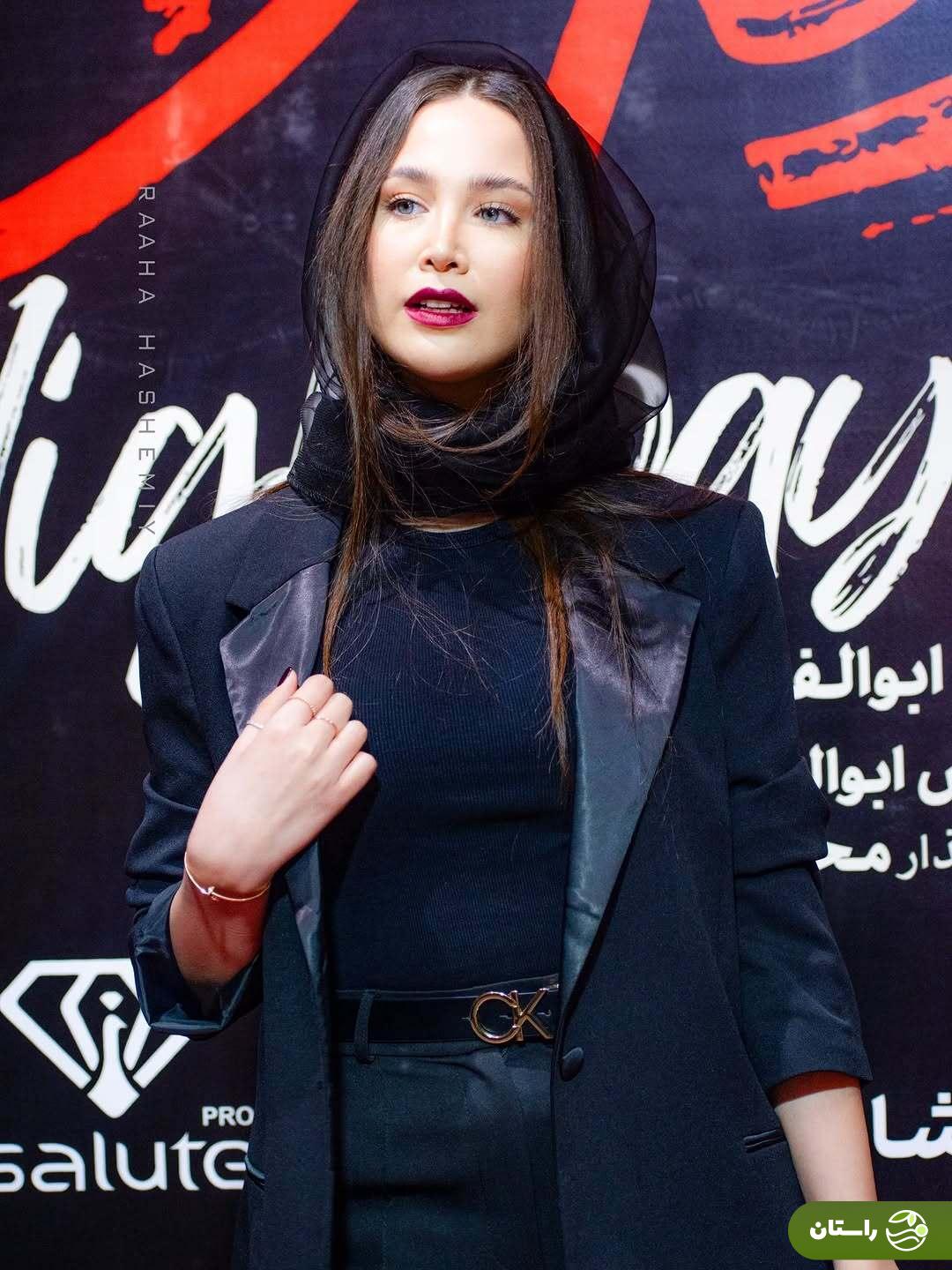 (تصاویر) تینا یلان، بازیگر سریال «اجل معلق» در اکران «گوزن‌های اتوبان»