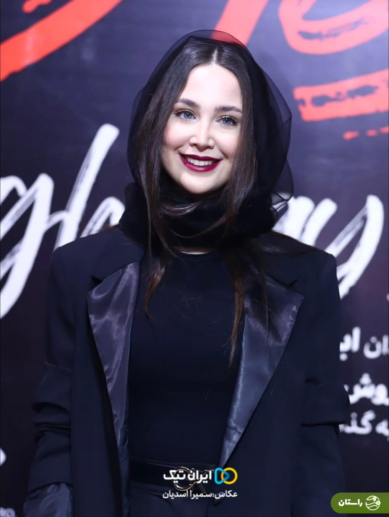 (تصاویر) تینا یلان، بازیگر سریال «اجل معلق» در اکران «گوزن‌های اتوبان»