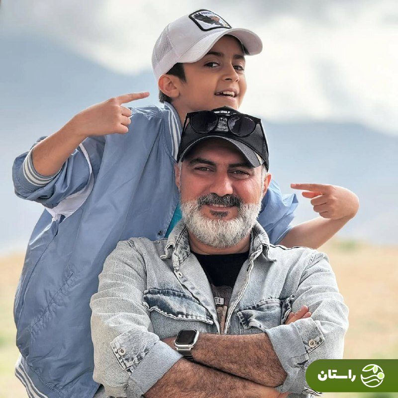(عکس) قاب پدر پسریِ رایان سرلک و پدر خوشتیپش