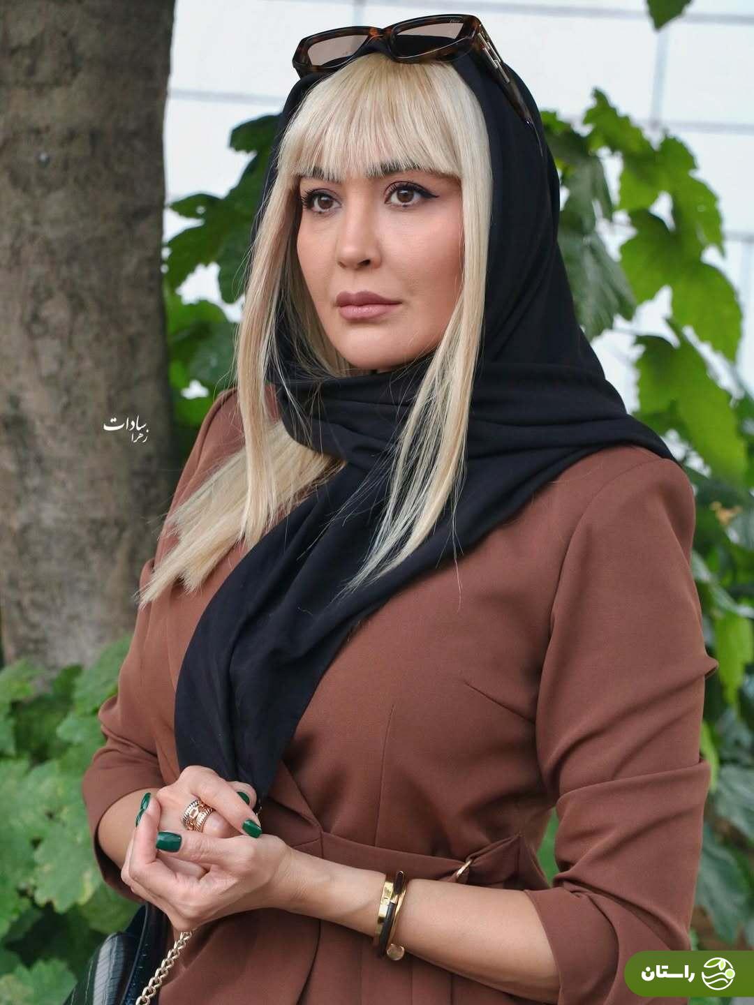 (تصاویر) استایل متفاوت و ژست‌های مریم معصومی در اکران «تابستانی که برف آمد»