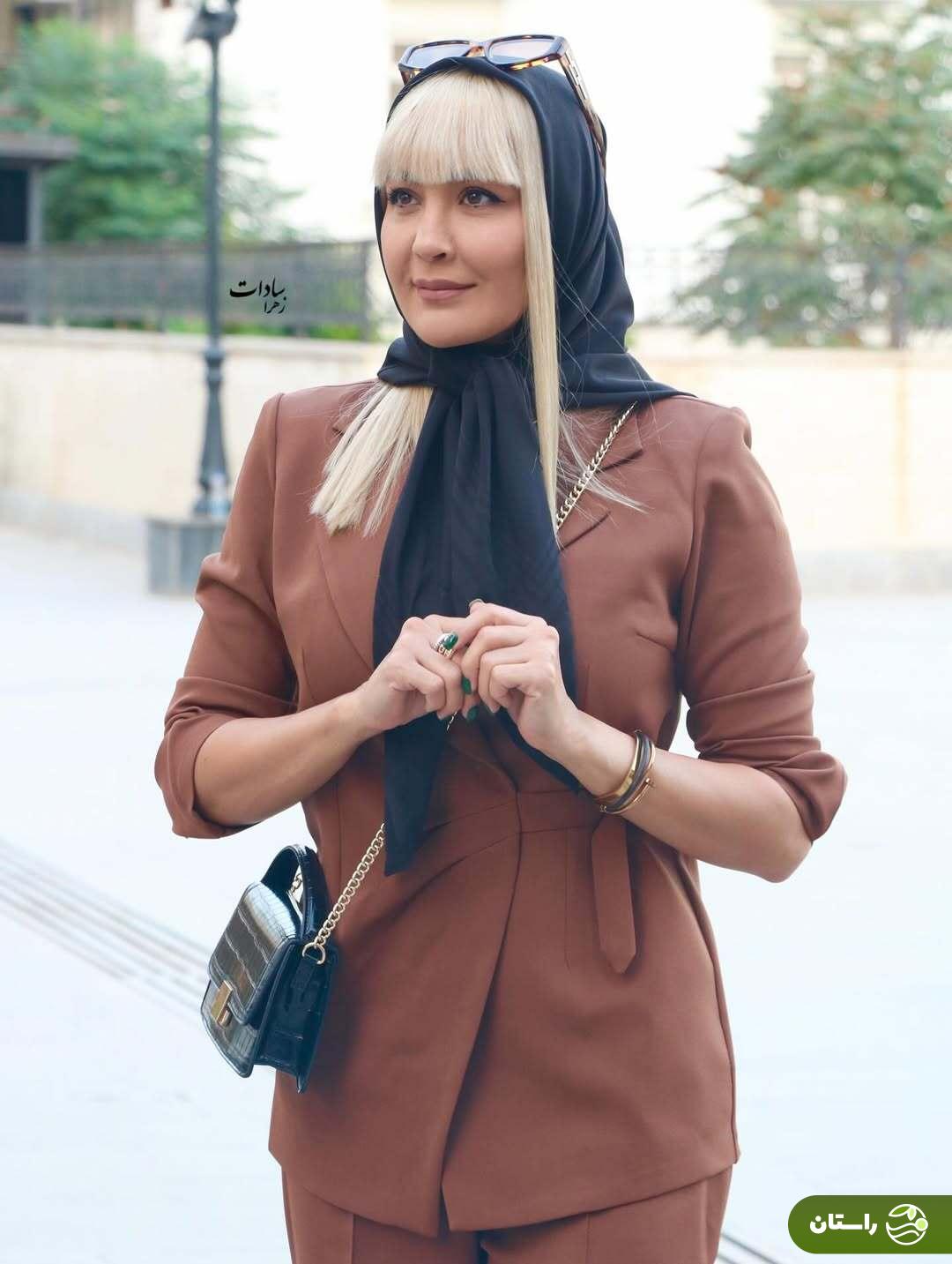 (تصاویر) استایل متفاوت و ژست‌های مریم معصومی در اکران «تابستانی که برف آمد»