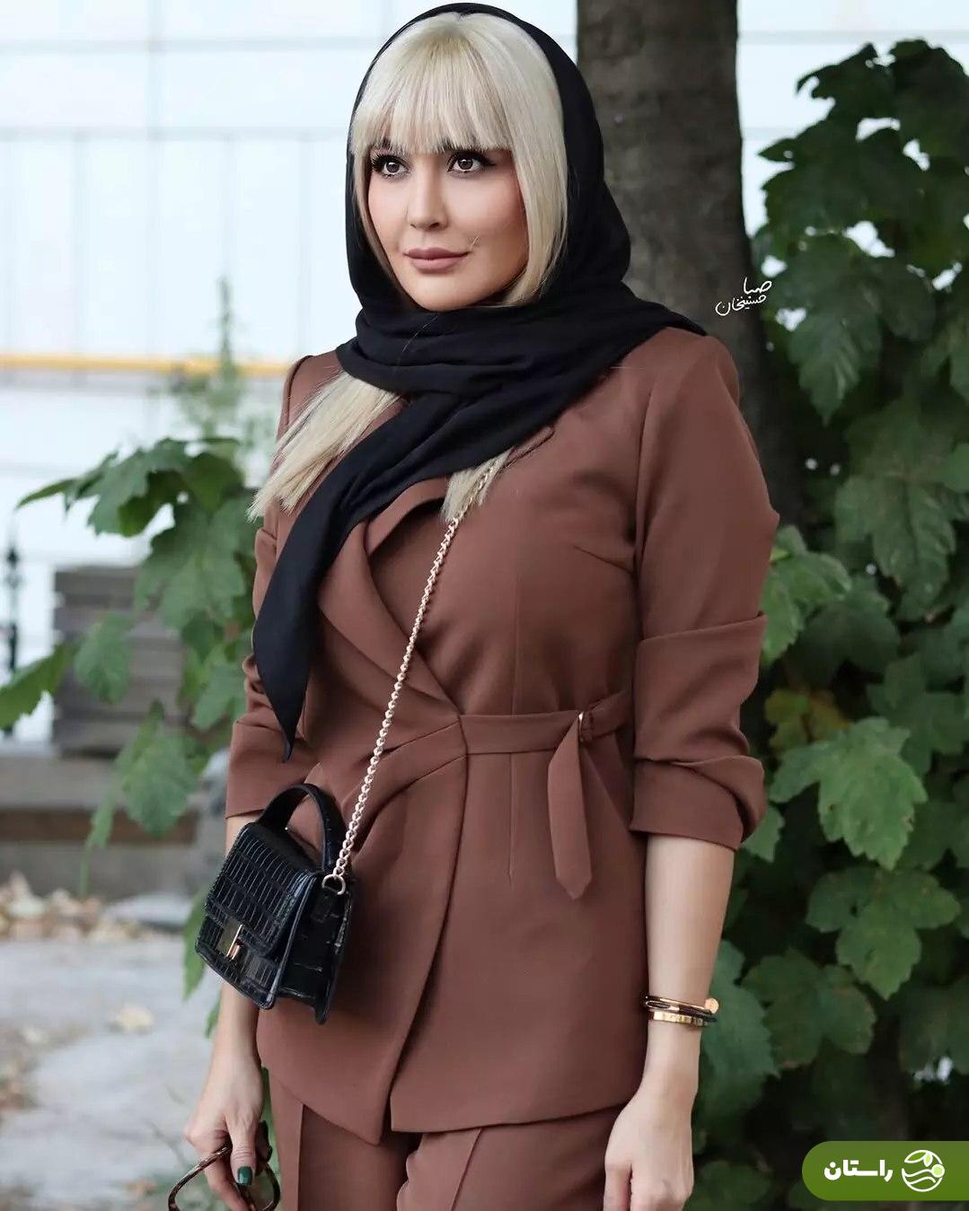 (تصاویر) استایل متفاوت و ژست‌های مریم معصومی در اکران «تابستانی که برف آمد»