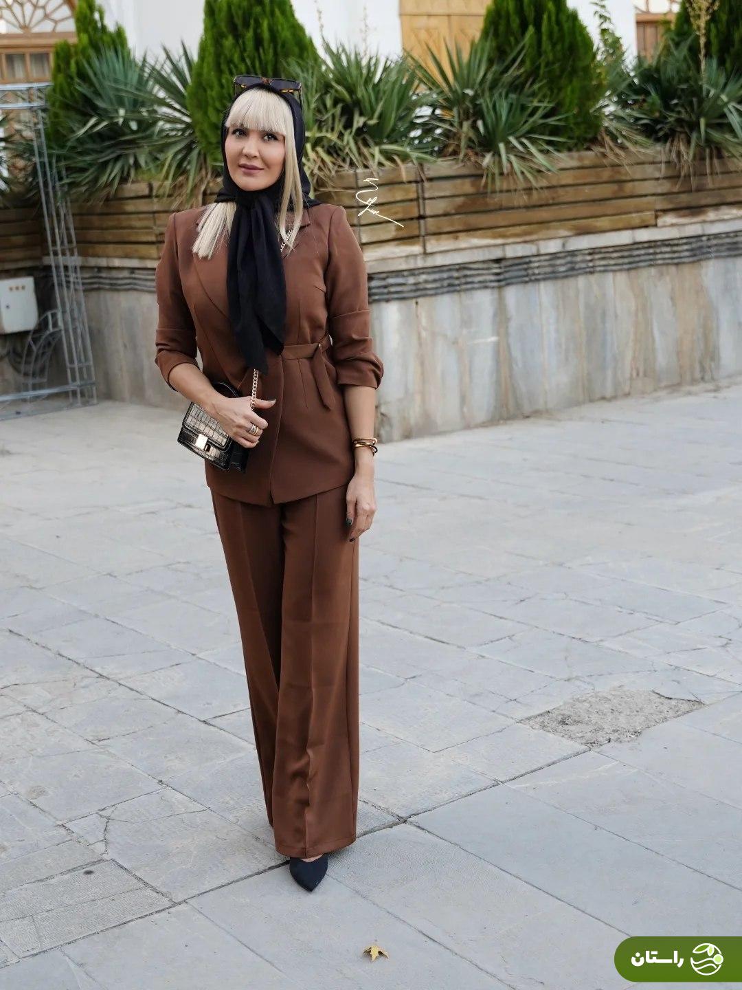 (تصاویر) استایل متفاوت و ژست‌های مریم معصومی در اکران «تابستانی که برف آمد»