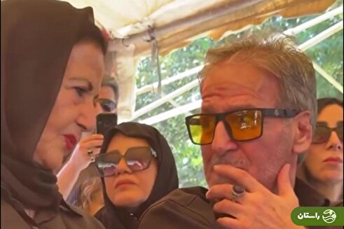 (ویدئو) گفت‌وگوی پوری بنایی و ابوالفضل پورعرب در مراسم تشییع شهرزاد