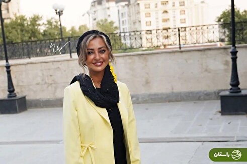 (ویدئو) ژست‌های نفیسه روشن در اکران «تابستانی که برف آمد»