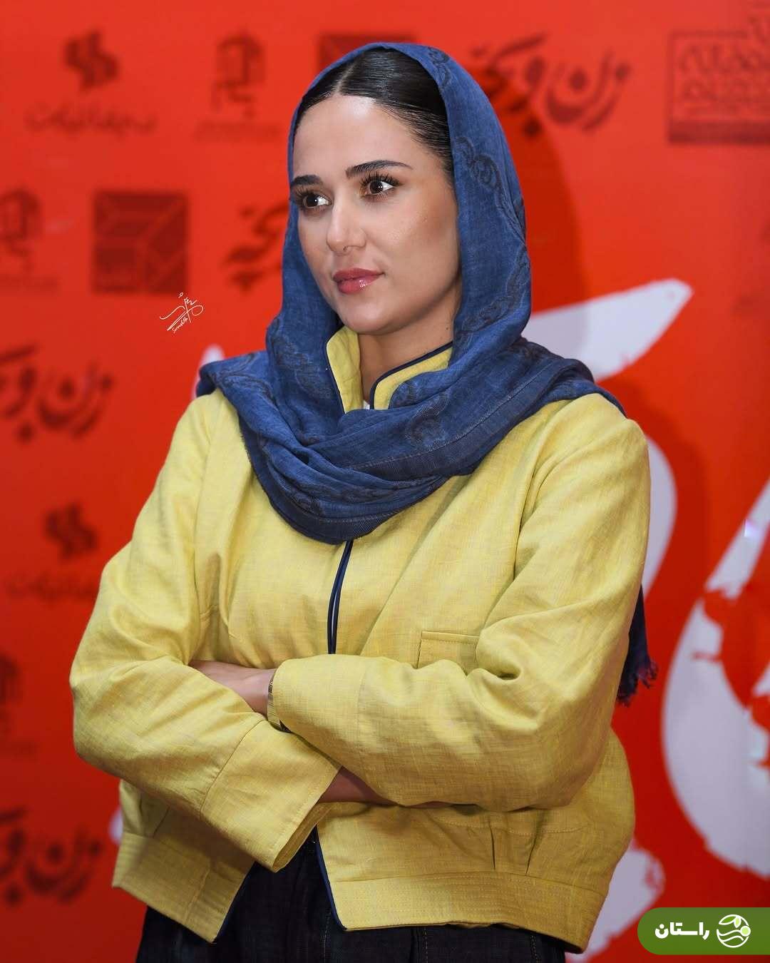 (تصاویر) استایل پریناز ایزدیار در اکران فیلم زن و بچه