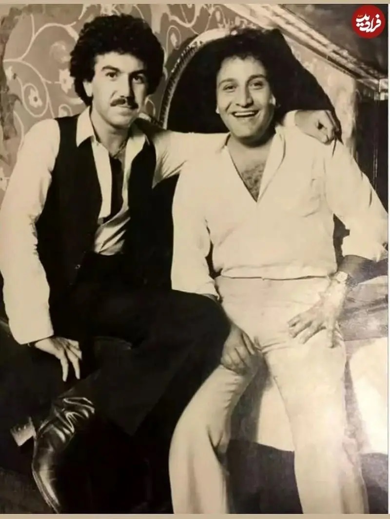 عکس؛ تونل زمان؛ تصویری دیده نشده از مارتیک و ناصر چشم‌آذر در دوران جوانی