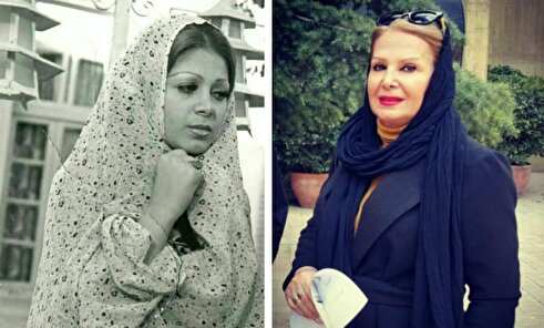 عکس؛ تونل زمان؛ تغییر چهره شورانگیز بازیگر زن قبل از انقلاب در ۷۲سالگی