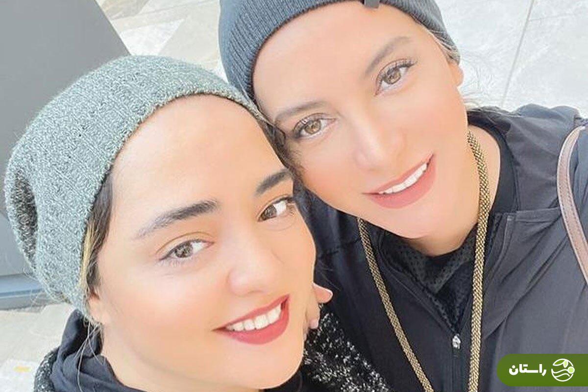 (عکس) نرگس محمدی، فریبا نادری و دخترش در خارج از کشور؛ سفر لاکچری «عروسهای حشمت فردوس»