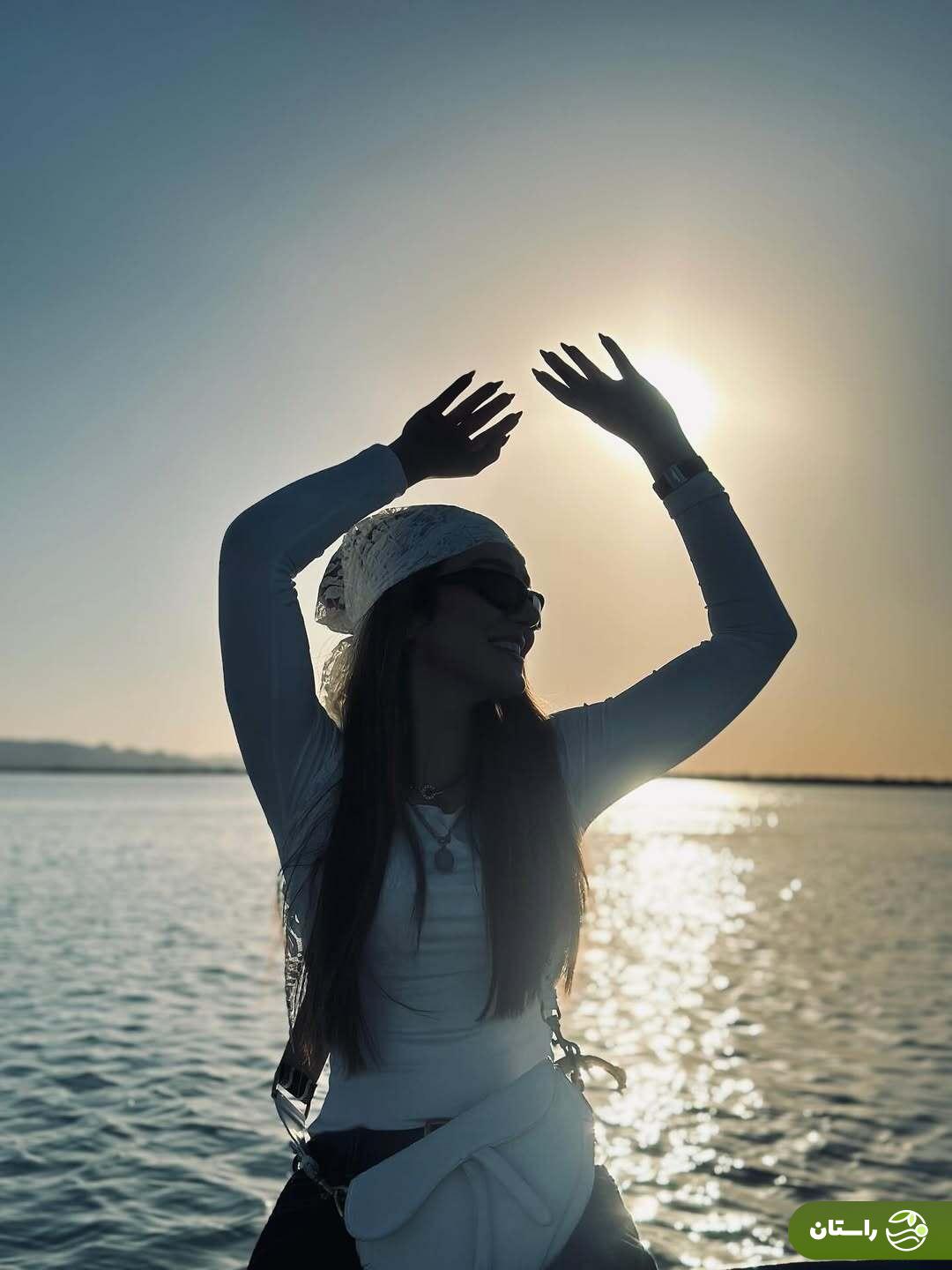 (تصاویر) زارا نادری‌فر، هوژان سریال ناریا در قشم