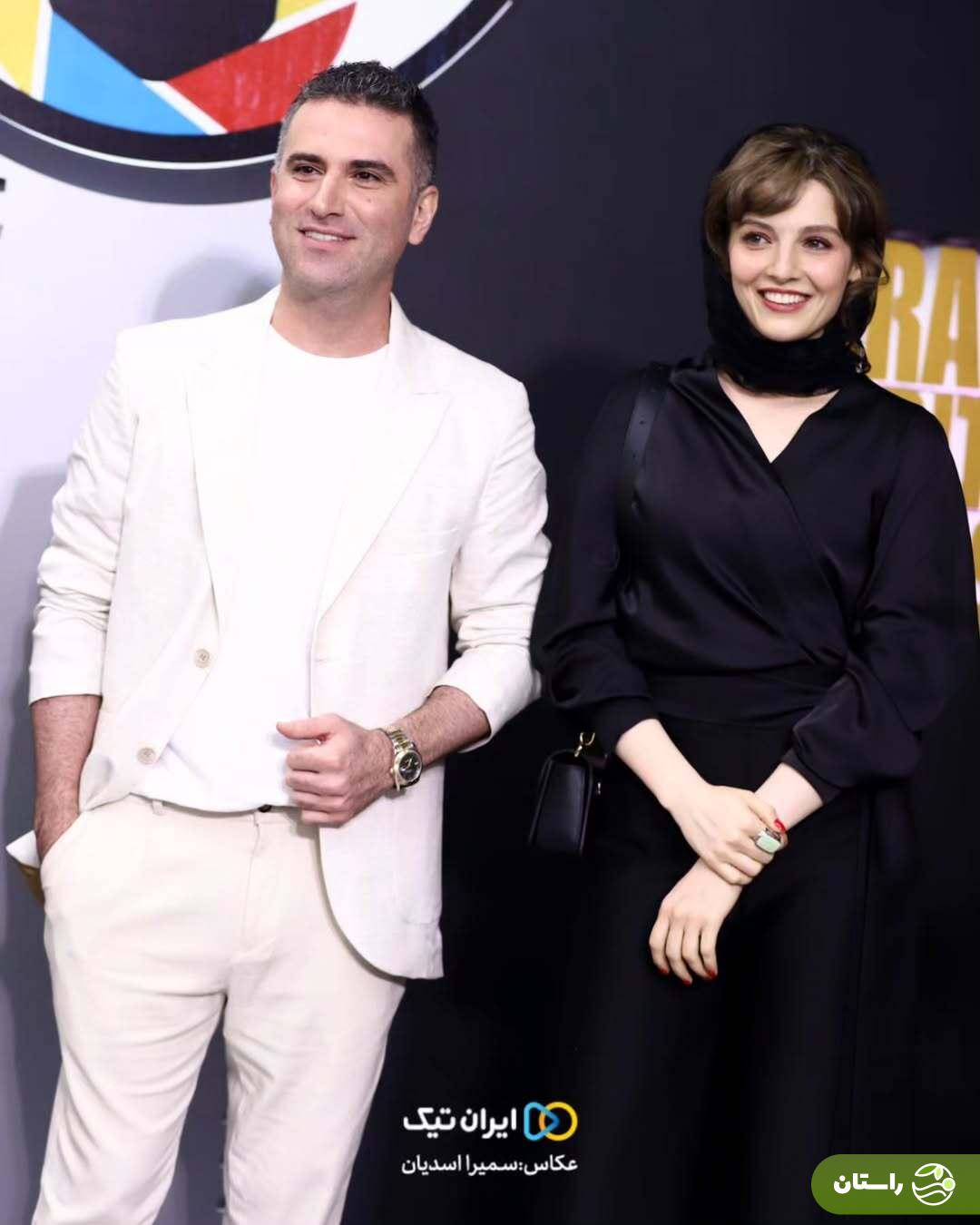 (تصاویر) مهسا حجازی  و هوتن شکیبا در جشن منتقدان سینما