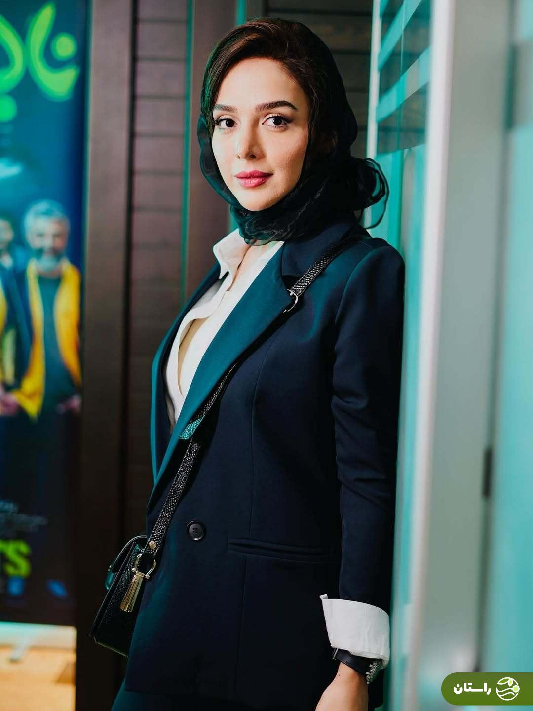 تصاویر | تیپ شیک المیرا دهقانی، ثریا سریال «جان سخت» در اکران فیلم «ناجورها»