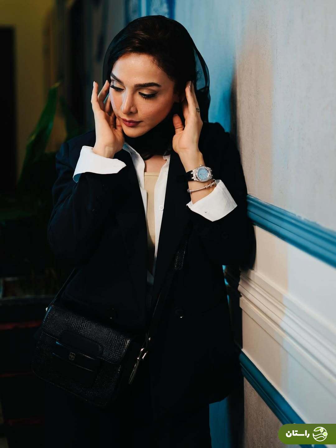 تصاویر | تیپ شیک المیرا دهقانی، ثریا سریال «جان سخت» در اکران فیلم «ناجورها»