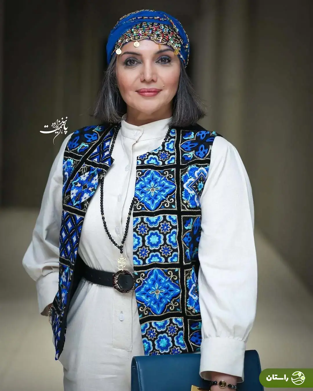 (تصاویر) الهام پاوه نژاد و استایل هنری‌اش در مراسم فرهنگی