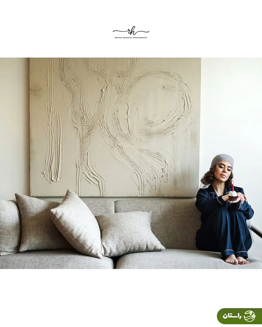 (تصاویر) جشن تولد ۳۷ سالگی الهام اخوان