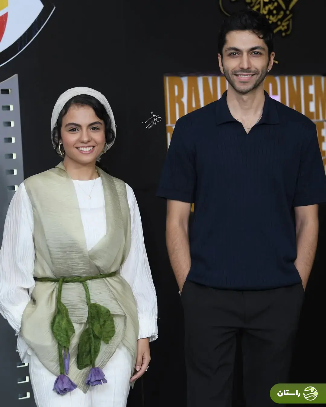 (تصاویر) کیسان دیباج و سارا حاتمی در جشن منتقدان سینما