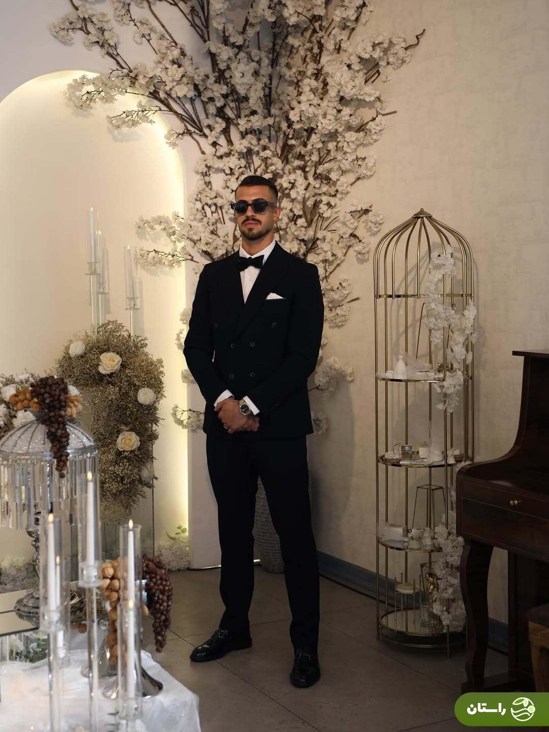 (عکس) دروازه‌بان پرسپولیس داماد شد