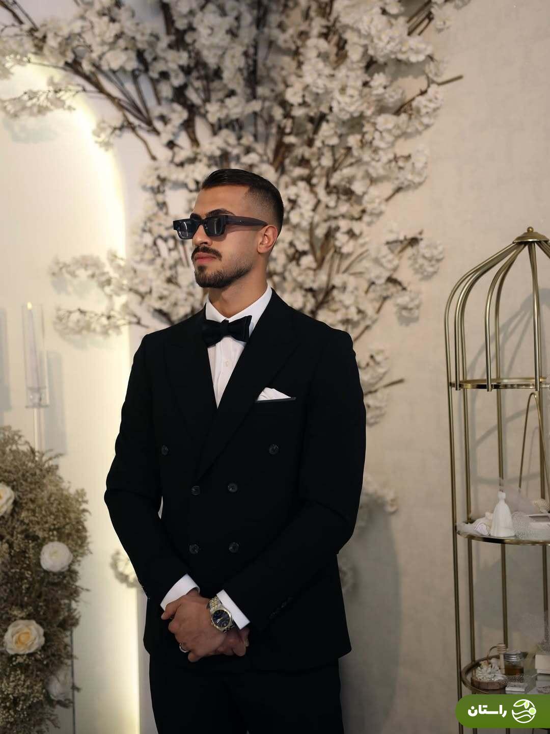 (عکس) دروازه‌بان پرسپولیس داماد شد