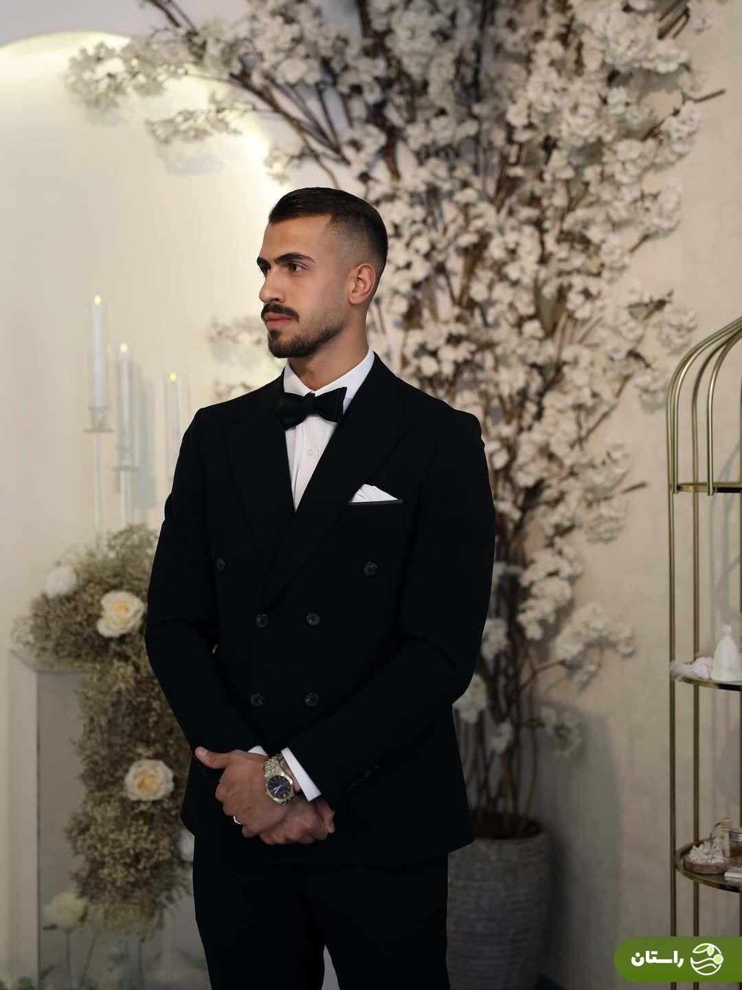 (عکس) دروازه‌بان پرسپولیس داماد شد