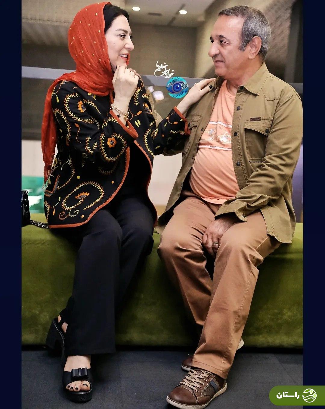 تصاویر عاشقانه علی اوسیوند و همسرش حمیرا ریاضی ۲۶ سال پس از ازدواج