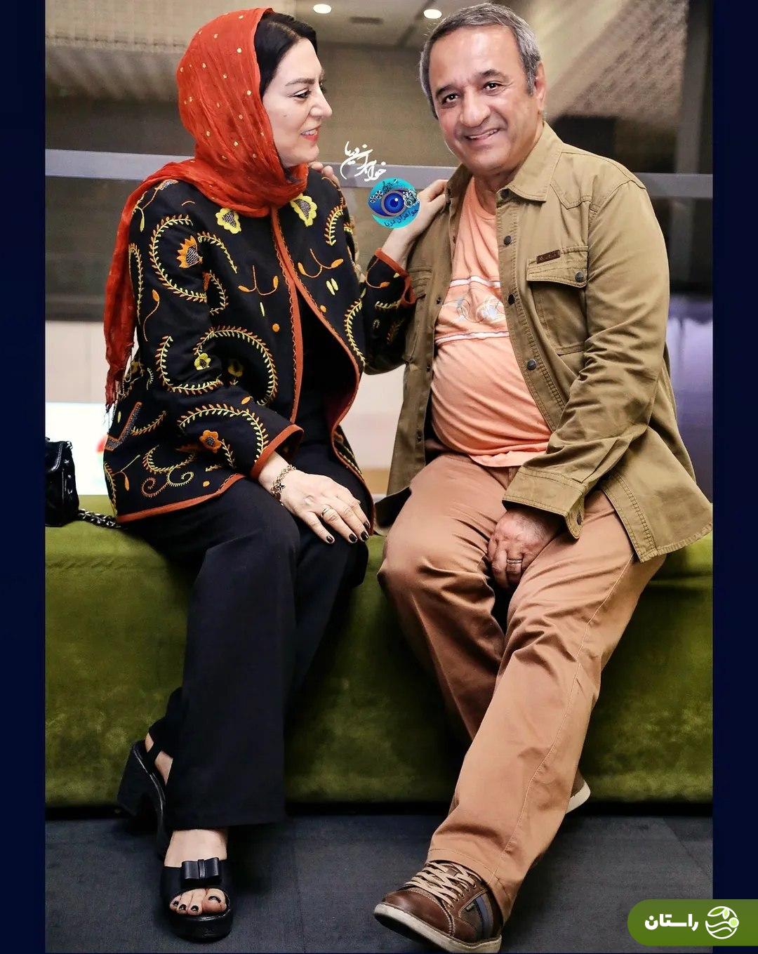 تصاویر عاشقانه علی اوسیوند و همسرش حمیرا ریاضی ۲۶ سال پس از ازدواج