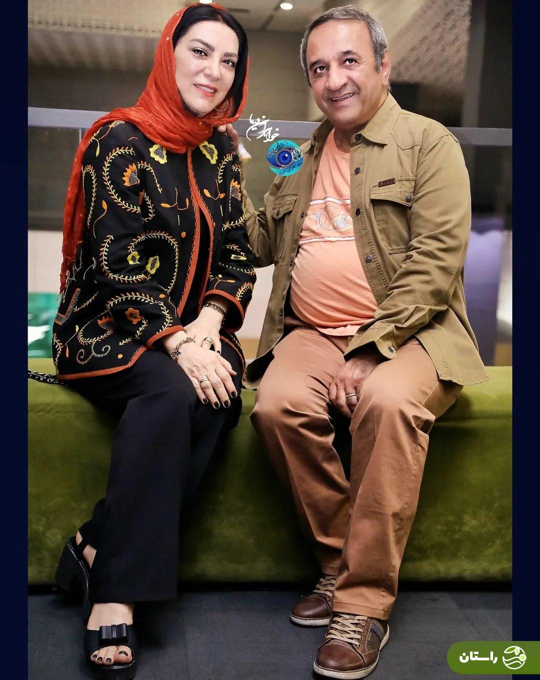 تصاویر عاشقانه علی اوسیوند و همسرش حمیرا ریاضی ۲۶ سال پس از ازدواج