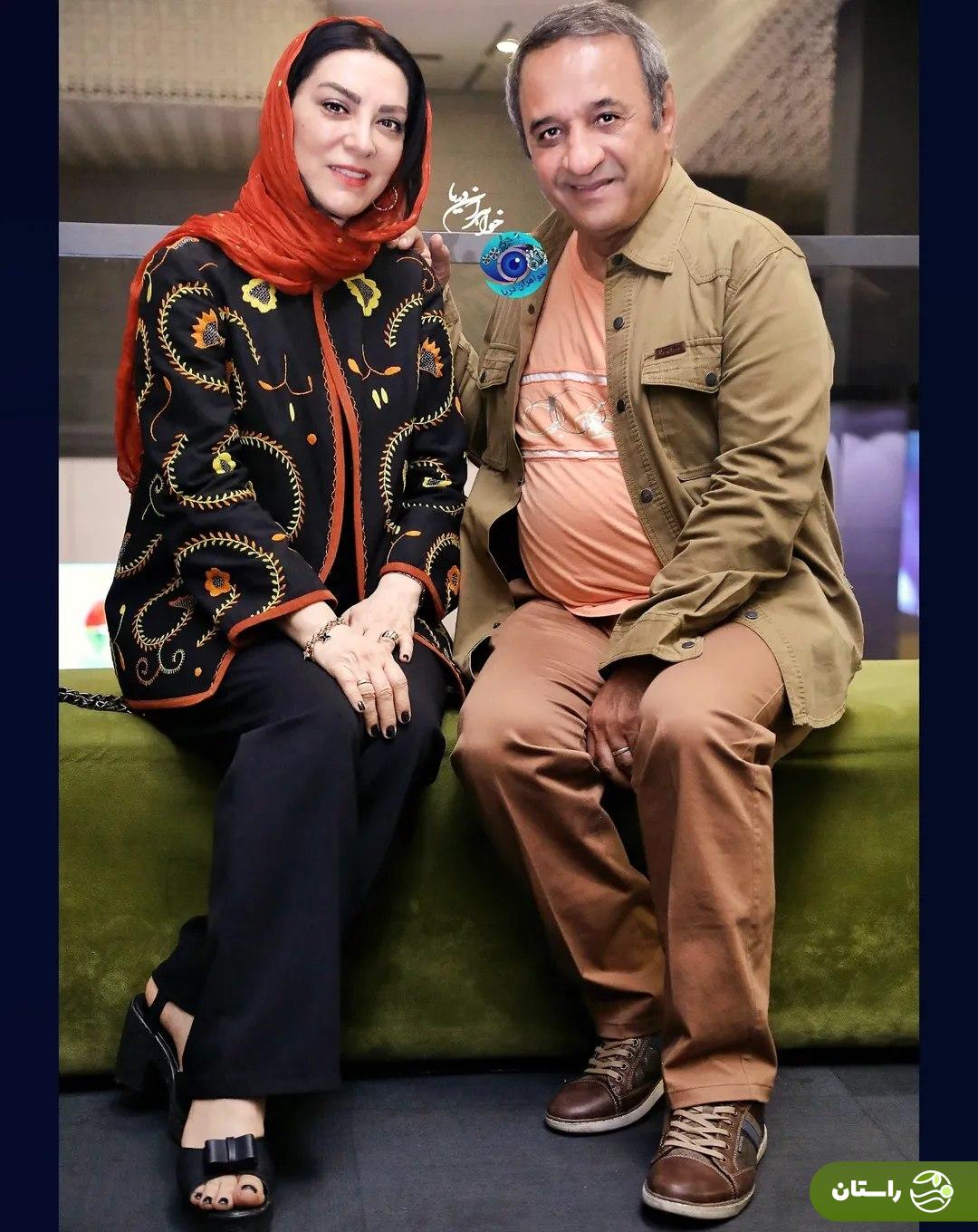 تصاویر عاشقانه علی اوسیوند و همسرش حمیرا ریاضی ۲۶ سال پس از ازدواج