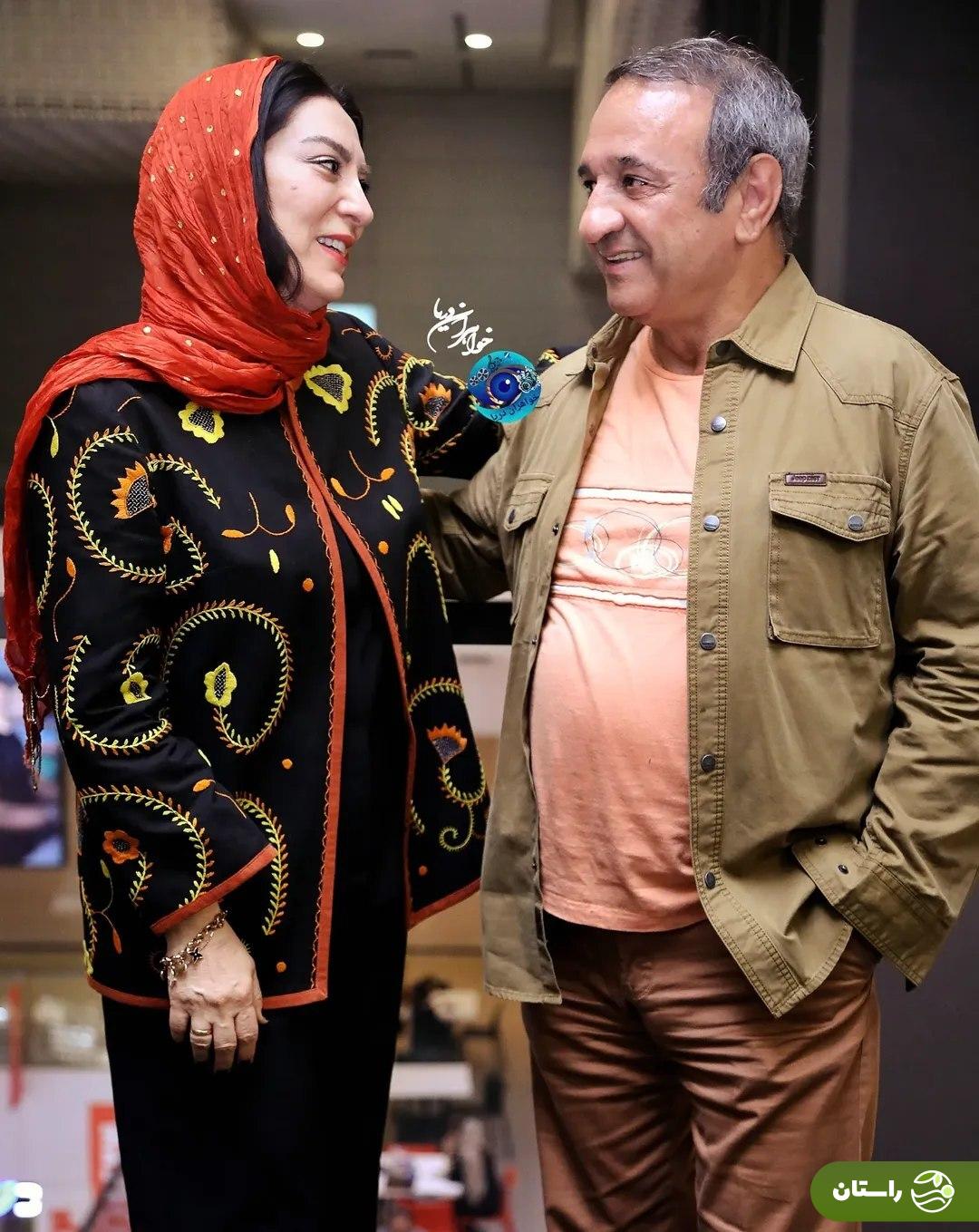 تصاویر عاشقانه علی اوسیوند و همسرش حمیرا ریاضی ۲۶ سال پس از ازدواج