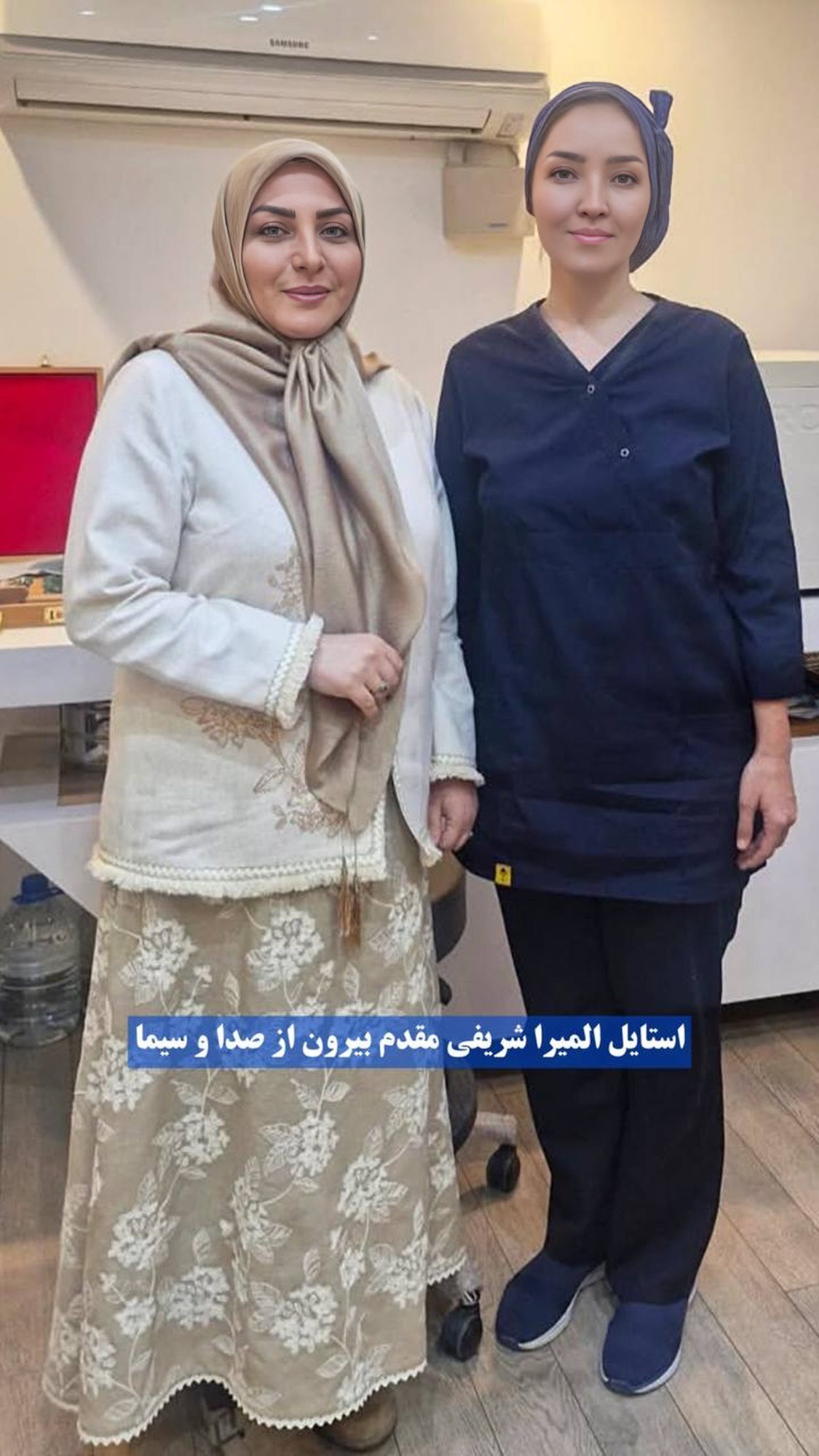 عکس | پوشش المیرا شریفی مقدم بیرون از صداوسیما؛ المیرا شریفی‌مقدم بیرون از دوربین چه می‌پوشد؟